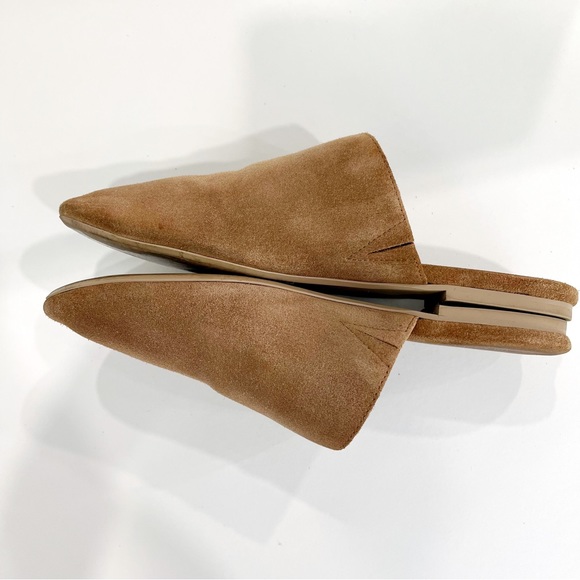 Treasure & Bond Brown Suede Pointy Toe Flat Mules Women's Size 9.5 - Picture 6 of 7